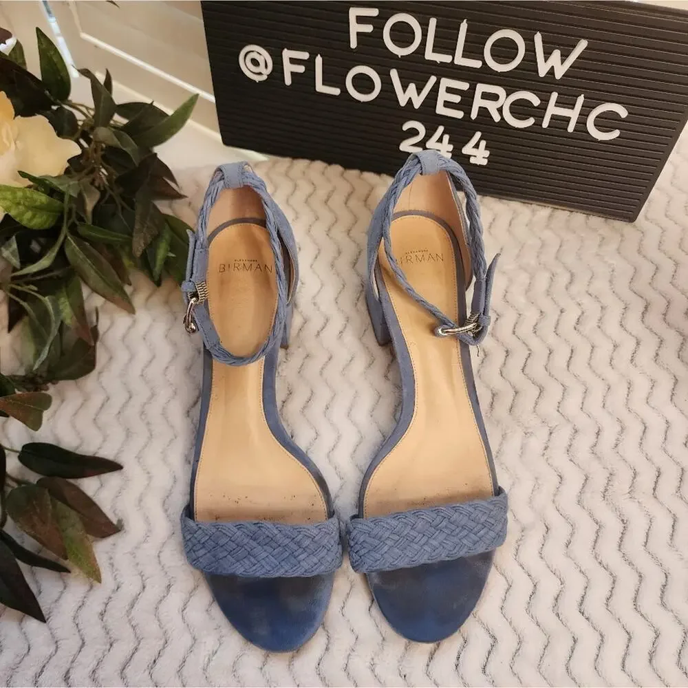ALEXANDRE BIRMAN BLOCK HEEL ROPE SANDAL SIZE 40 (9.5)